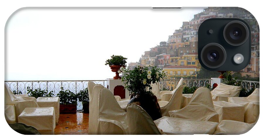 Positano iPhone Case featuring the photograph Rain in Positano 2 by Tatyana Searcy