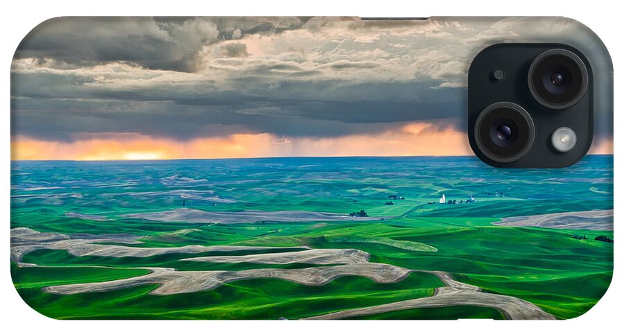 Palouse iPhone Case featuring the photograph Rain by Niels Nielsen