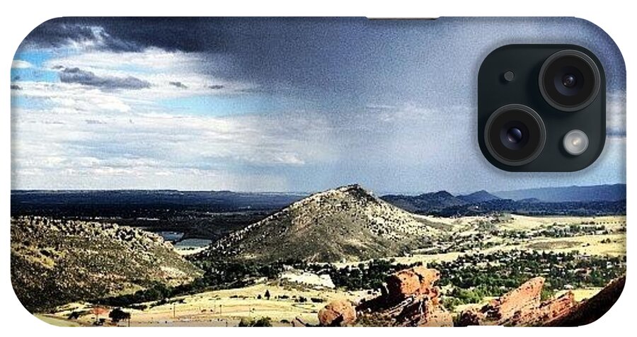 Beautiful iPhone Case featuring the photograph #red #redrocks #park #co #colorado by Eva Martinez