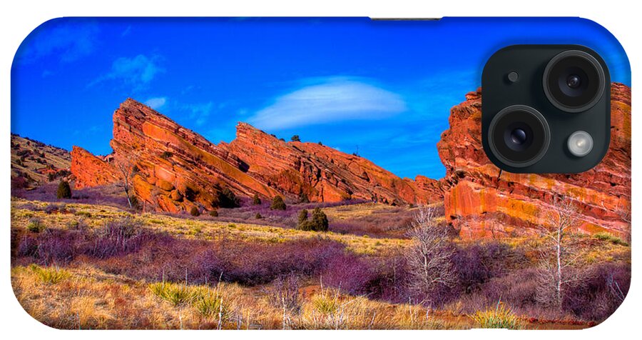 Red Rocks iPhone Case featuring the photograph Red Rocks Park Colorado by David Patterson