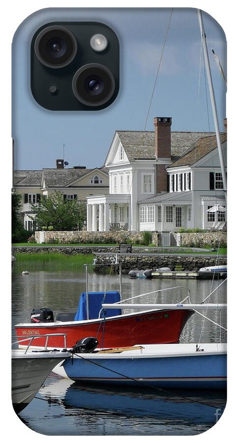 Southport iPhone Case featuring the photograph Red White Blue by Beth Saffer