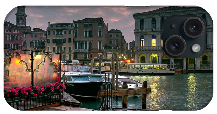 Venice Italy iPhone Case featuring the photograph Riva del Vin. Venezia by Juan Carlos Ferro Duque