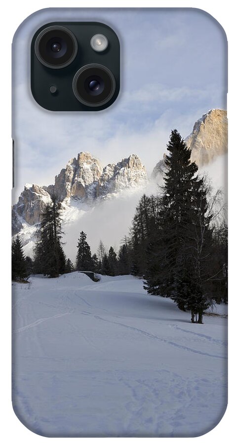 Catinaccio iPhone Case featuring the photograph Roda di Vael 2 by Raffaella Lunelli