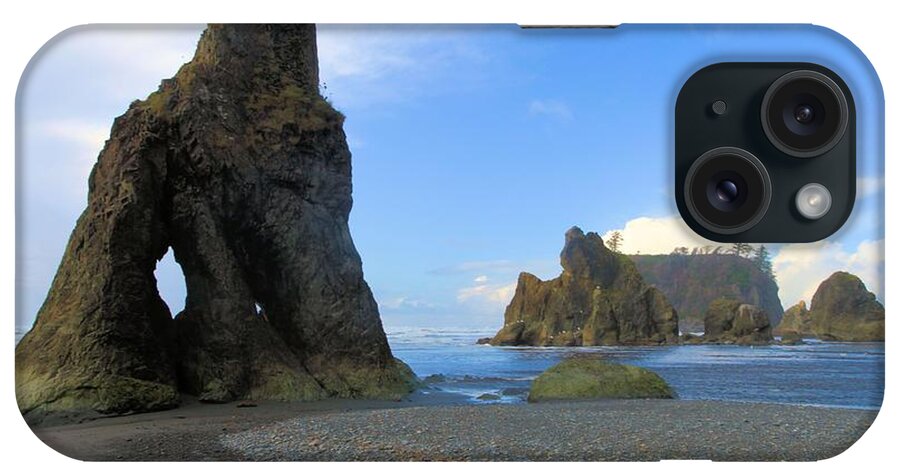 Ruby Beach iPhone Case featuring the photograph Ruby Arch by Adam Jewell
