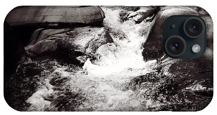 Monoart iPhone Case featuring the photograph Rushing Waters by Natasha Marco