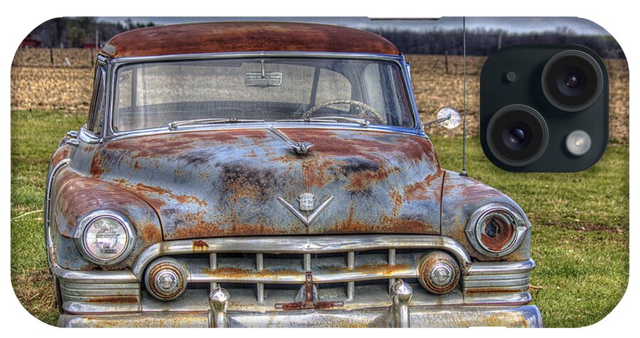 Torcwori iPhone Case featuring the photograph Rusty Old Cadillac - TORCWORI by Peter Ciro