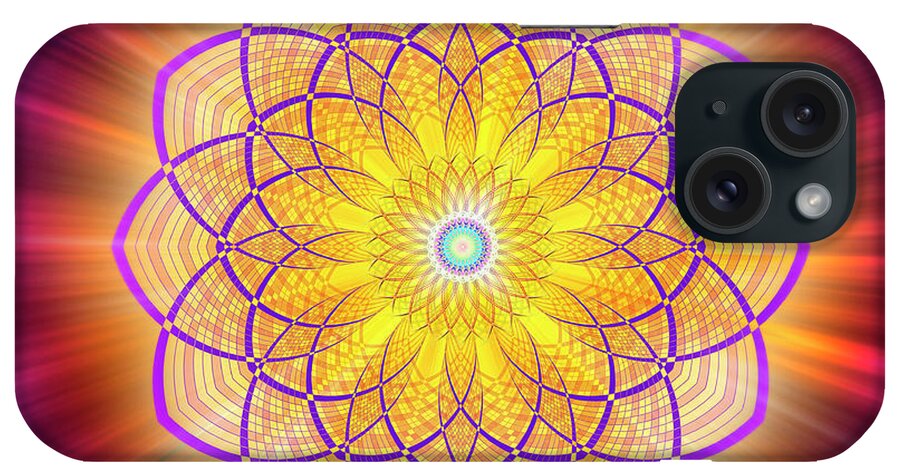 Endre iPhone Case featuring the photograph Sacred Geometry 110 by Endre Balogh