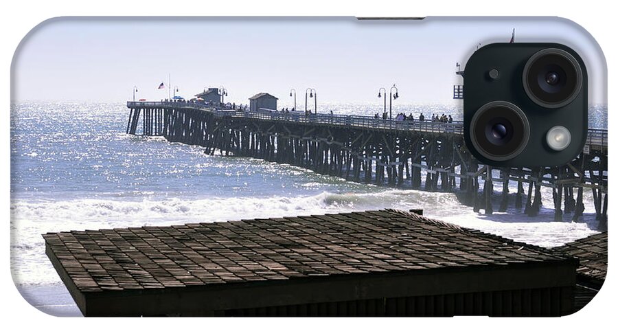 Clay iPhone Case featuring the photograph San Clemente Pier California by Clayton Bruster