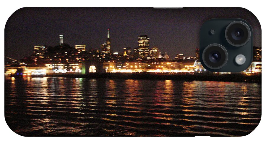 San Francisco Bay iPhone Case featuring the photograph San Francisco night view from the ocean by Hiroko Sakai