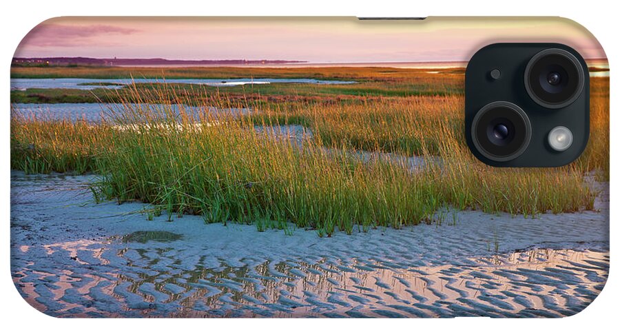 Barnstable County iPhone Case featuring the photograph Sand Ripples by Susan Cole Kelly