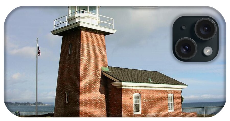 Lighthouse iPhone Case featuring the photograph Santa Cruz Lighthouse by Carol Groenen