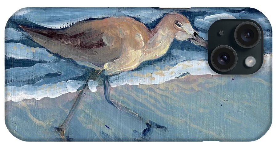 Bird iPhone Case featuring the painting Sea Bird by Sheila Wedegis