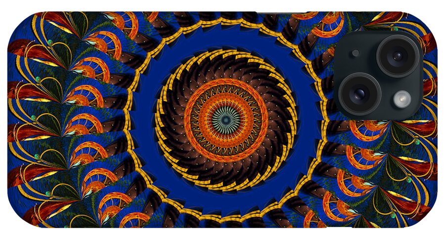 Mandala iPhone Case featuring the digital art Sea Gypsy Mandala by Bill Barber
