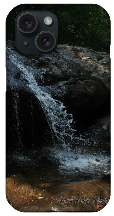 Waterfall iPhone Case featuring the photograph 'Secret Serenbe Waterfall' by PJQandFriends Photography