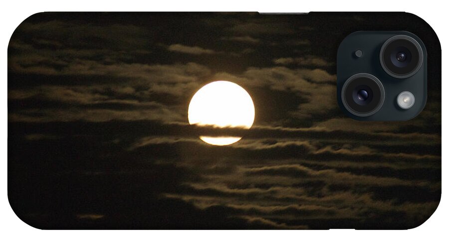 Moon iPhone Case featuring the photograph Seneca Lake Moon by William Norton