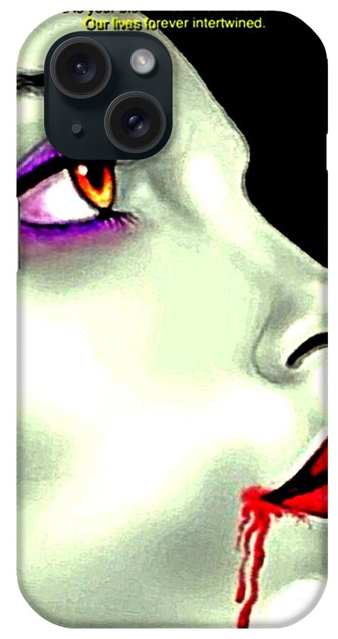 Blair Stuart iPhone Case featuring the photograph She gave her lover the gift of Eternal Life 2 by Blair Stuart