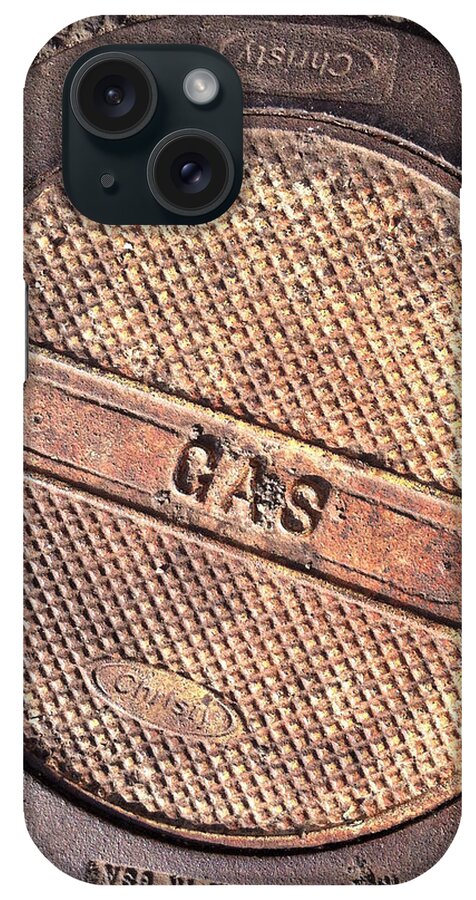 Sign Photographs iPhone Case featuring the photograph Sidewalk Gas Cover by Bill Owen