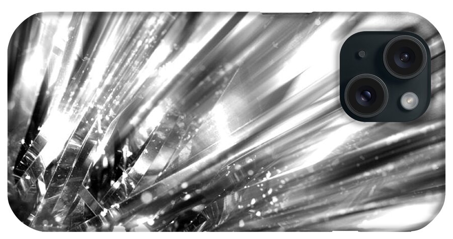 Silver iPhone Case featuring the photograph Silver explosion by Simon Bratt