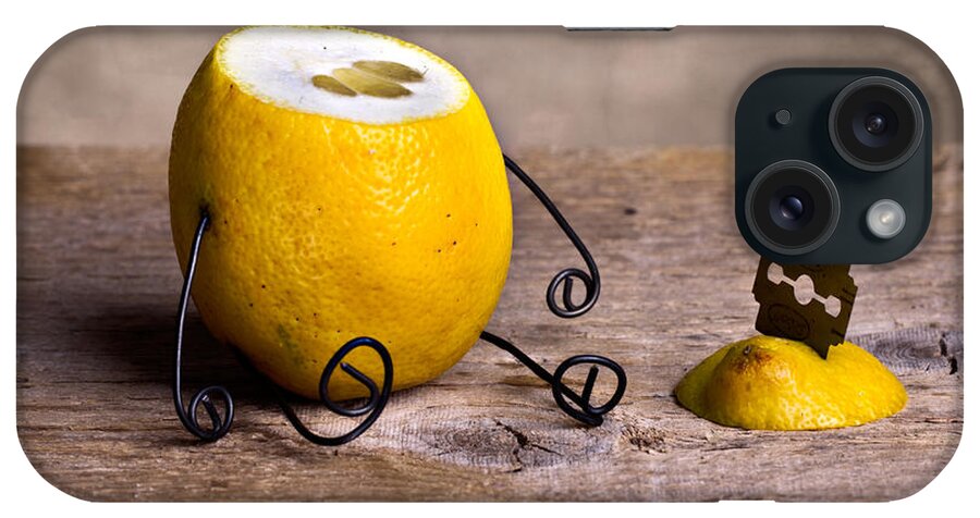 Lemon iPhone Case featuring the photograph Simple Things 10 by Nailia Schwarz