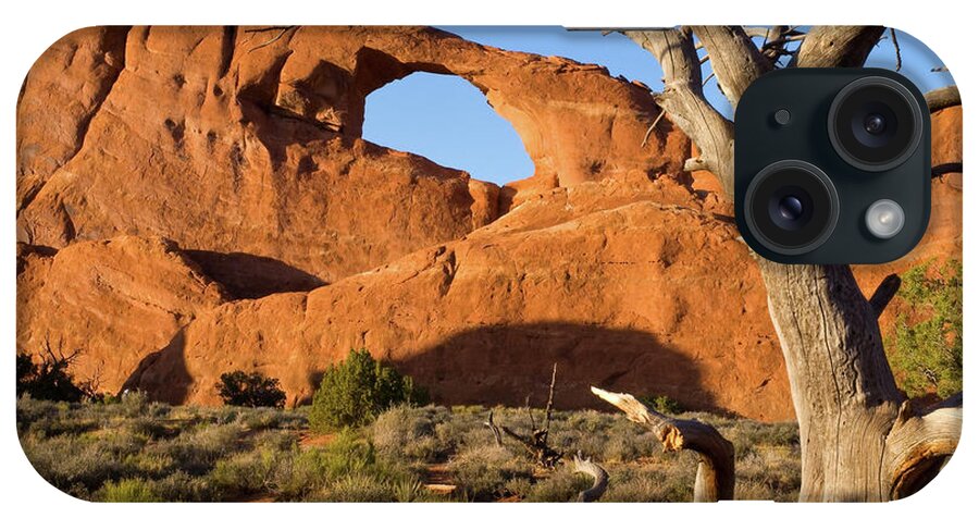 Utah iPhone Case featuring the photograph Slyline Arch by Steve Stuller
