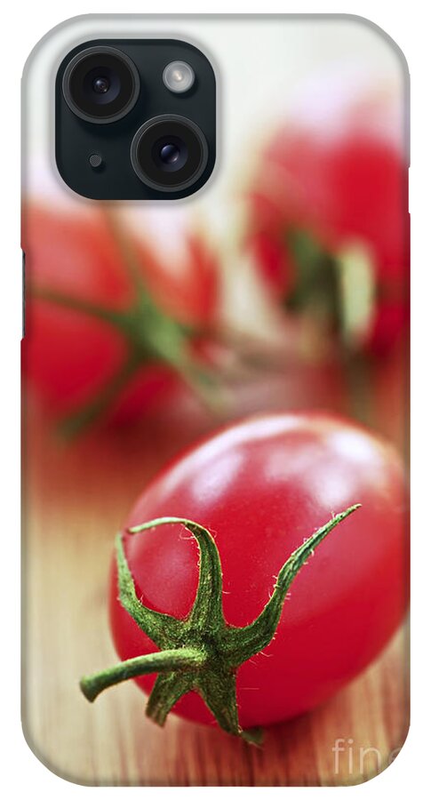 Tomato iPhone Case featuring the photograph Small tomatoes by Elena Elisseeva