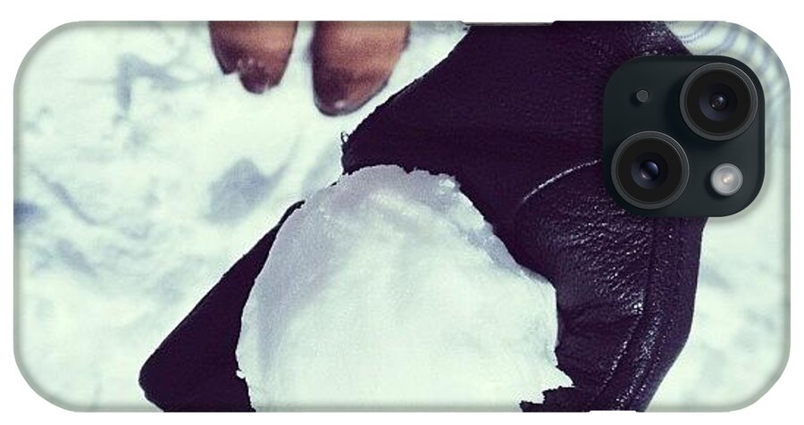 Kaprun iPhone Case featuring the photograph Snowball #kaprun #kitzsteinhorn #snow by Amaal Alotaibi