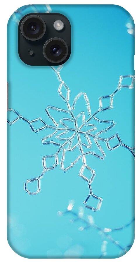 Snowflake iPhone Case featuring the photograph Snowflake by Lawrence Lawry