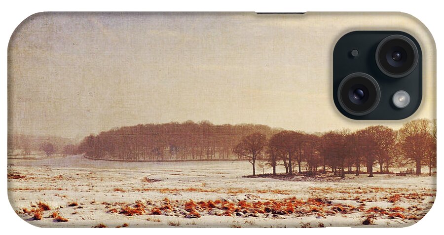 Snow iPhone Case featuring the photograph Snowy Landscape by Lyn Randle