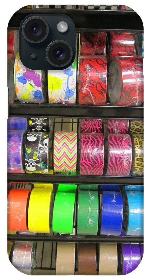So Many Colors of Duct Tape iPhone Case by Kym Backland - Pixels