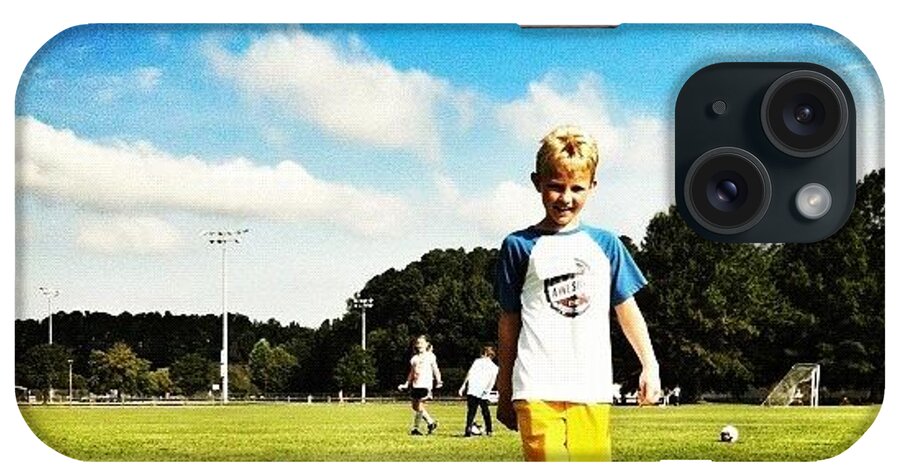 Rcspics iPhone Case featuring the photograph Soccer Camp by Dave Edens