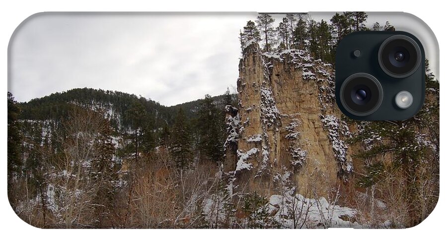 Dakota iPhone Case featuring the photograph Spearfish Canyon Castle by Greni Graph