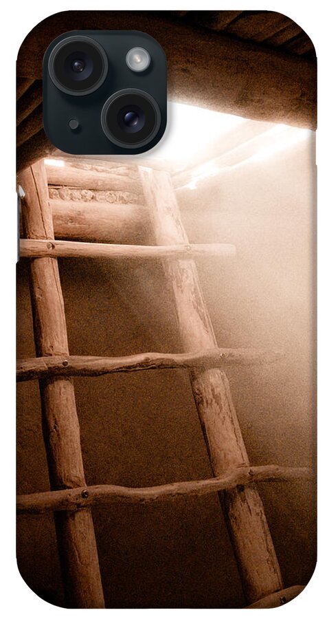 Ancestral Puebloan iPhone Case featuring the photograph Spirit Ladder by Mark Forte