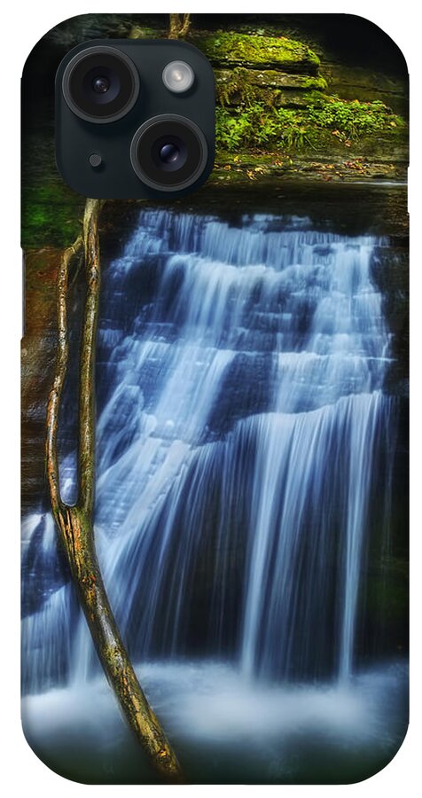 Waterfall iPhone Case featuring the photograph Standing In Motion by Evelina Kremsdorf