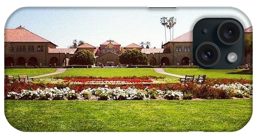 Grass iPhone Case featuring the photograph Stanford University #stanford #iphone by Lisa Thomas