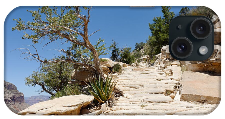 Trail iPhone Case featuring the photograph Steps on the Hermit's Rest Trail II by Julie Niemela