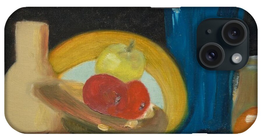 Still Life iPhone Case featuring the painting Still Life of Fruit by Bernadette Krupa