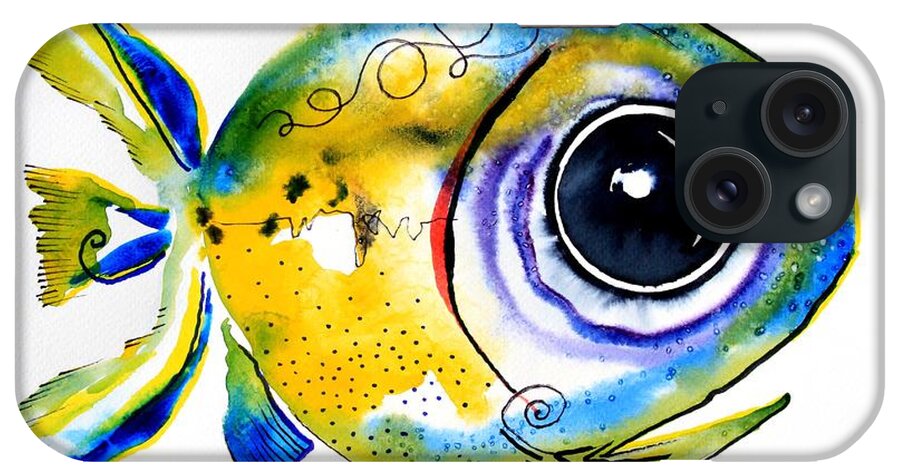 Fish iPhone Case featuring the painting Stout Lookout Fish by J Vincent Scarpace
