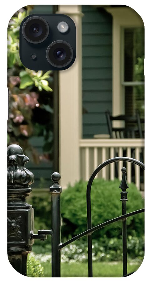 Porch iPhone Case featuring the photograph Sunday Afternoon In Doylestown by Trish Tritz