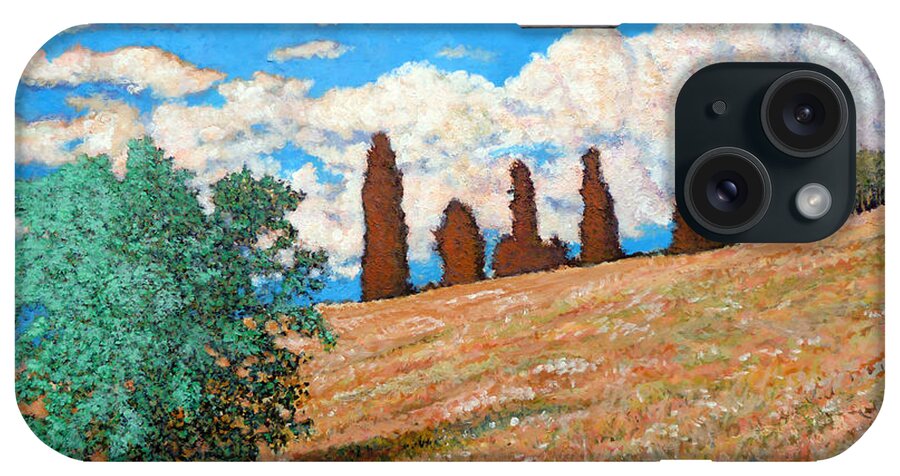 Tuscany iPhone Case featuring the painting Sundown by Tom Roderick