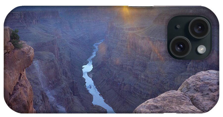 00175256 iPhone Case featuring the photograph Sunrise As Seen From Toroweap Overlook by Tim Fitzharris