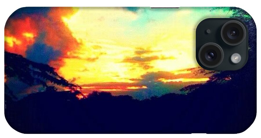 Jj iPhone Case featuring the photograph Sunset @ Hydro Organics Farm by Vanessa Valedon