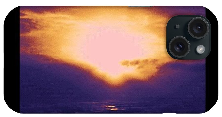 Beautiful iPhone Case featuring the photograph Sunset Before The Typhoon. #awesome by Luis Toma