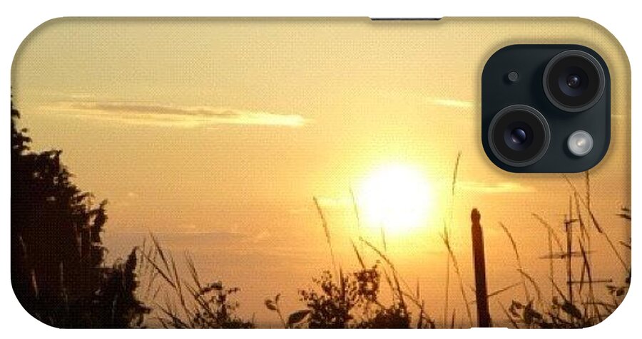 Beautiful iPhone Case featuring the photograph #sunset Nearby #verona #nofilter by Cally Stronk