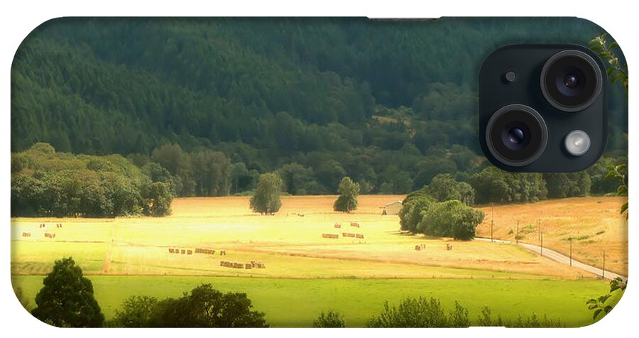 Hay Bales iPhone Case featuring the photograph Sunshine In The Valley by KATIE Vigil