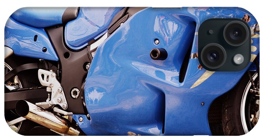 Racing iPhone Case featuring the photograph Suzuki Hayabusa by Michelle Calkins