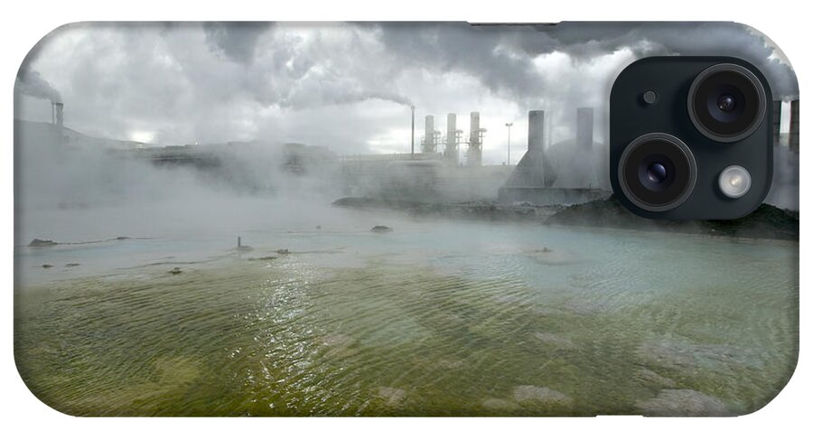 Mp iPhone Case featuring the photograph Svartsengi Geothermal Power Plant by Cyril Ruoso