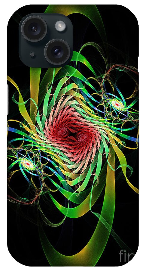Fractal iPhone Case featuring the digital art Symmetry by Andee Design