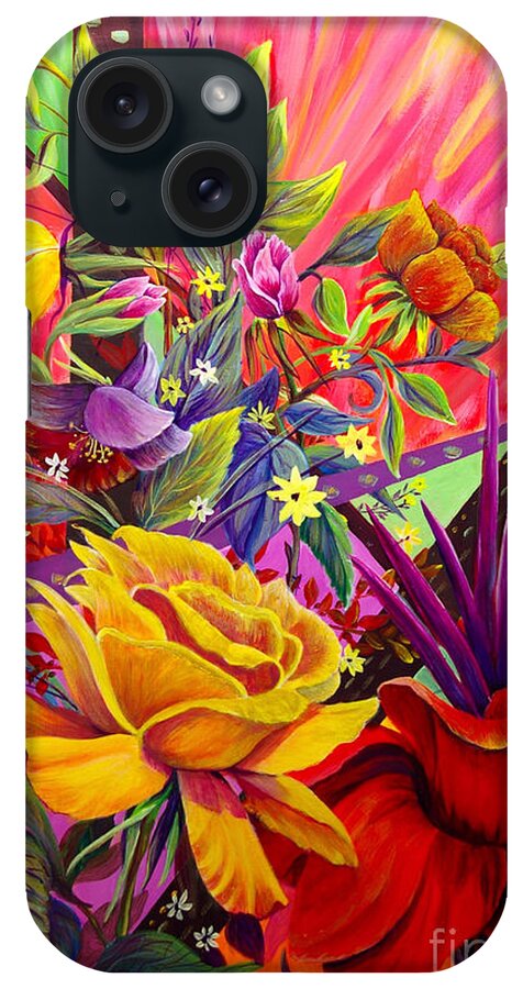 Symphony iPhone Case featuring the painting Symphony by Nancy Cupp