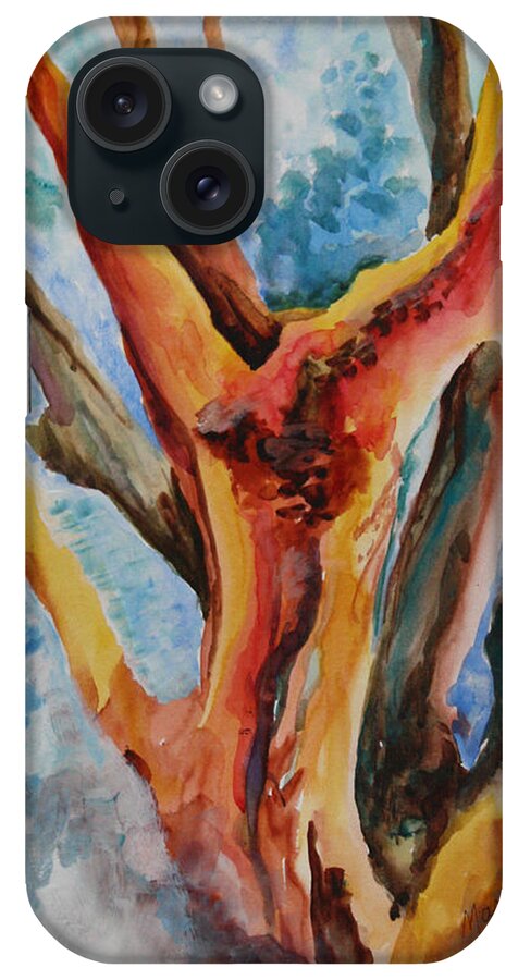 Trees iPhone Case featuring the painting Symphony of Branches by Mary Beglau Wykes