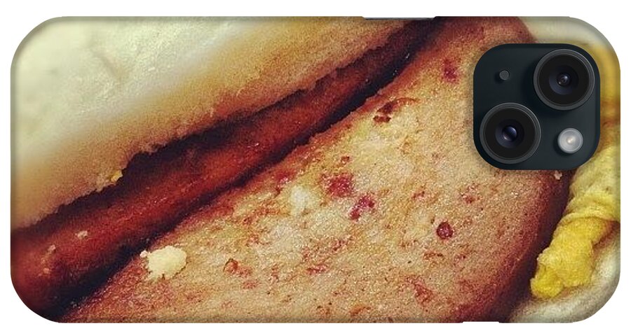 Sandwich iPhone Case featuring the photograph #tea #sandwich #food #luncheon #meat by Jerry Tang
